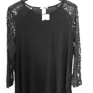 NWT black maternity shirt